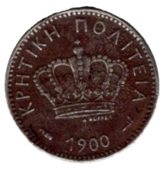 Griechenland Kreta 5 Lepta 1900