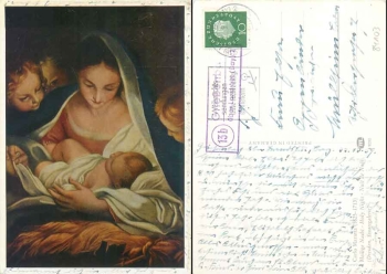 84103 Griessenssach via Landshut (Bay) 2 13b country postmark on postcard o 26.12.1959