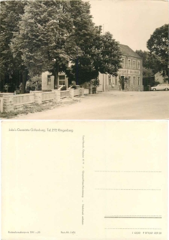 01737 Grillenburg Tharandter Wald Jahns Gaststätte *1962 Hanich1451