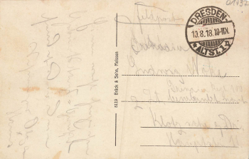 01737 Grillenburg Kurort Hartha Tharandt Jagdschloss o 1918