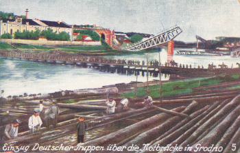 Grodno Hrodna Einzug Deutscher Truppen * um 1916