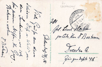 Groebersdorf Schlesien Sokołowsko o 1918