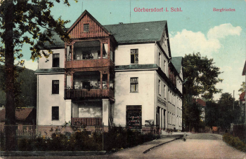 Groebersdorf Schlesien Sokołowsko Bergfrieden o 1913