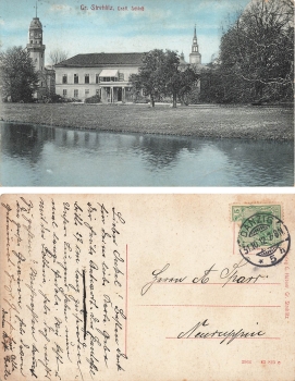 Gross Strehlitz Upper Silesia Castle Powiat Strzelecki o 1912