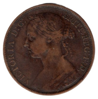Großbritannien 1 Penny 1889 Victoria UK 