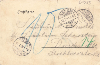 01983 Großräschen Grube Victoria Warenhaus Restaurant o 1904