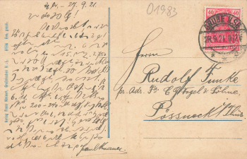 01983 Großräschen Niederlausitz Marktplatz o 1921