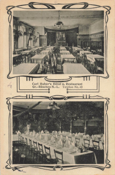 01983 Grossraeschen Carl Hubers Hotel und Restaurant o 1913