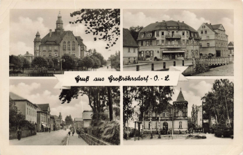 01900 Grossroehrsdorf Lausitz  Mehrbildkarte o 1965