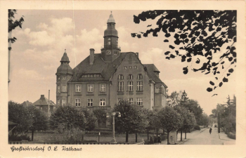 01900 Grossroehrsdorf Lausitz Rathaus o 1959