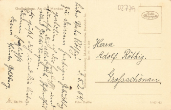 02779 Grossschoenau  an der Mandau gebraucht 1954