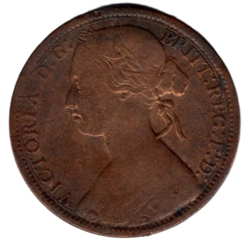 Großbritannien 1 Penny 1865 Victoria UK