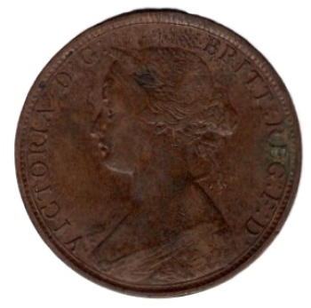 Großbritannien Half Penny 1862 Victoria UK 1/2 Penny