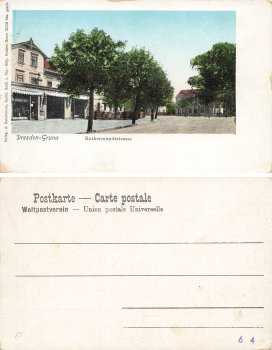 Gruna Dresden Rothermundtstrasse Furniture Magazine * around 1900