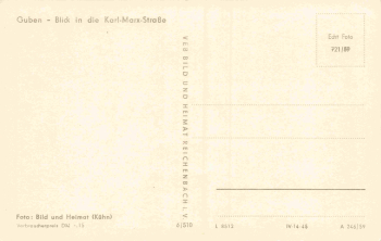 03172 Guben Karl-Marx-Strasse * 1959