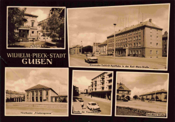 03172 Guben Niederlausitz Wilhelm Pieck Stadt o 1966