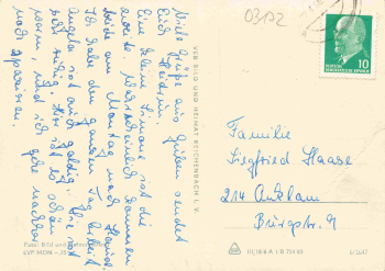 03172 Guben Niederlausitz Wilhelm Pieck Stadt o 1966