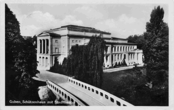 03172 Guben Niederlausitz Schützenhaus mit Stadttheater o 1933