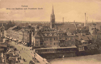 03172 Guben Niederlausitz Frankfurter Strasse o 1925