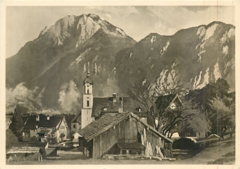 HDK398 Anton Kuermaier at the Messner Wirt in Kiefersfelden * around 1940