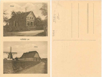 Haeger Werther Westfalen  school windmill * around 1920