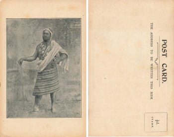 Chief Africa * around 1900