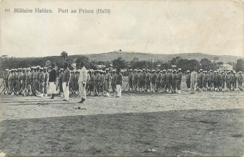 Haiti Port au Prince Militaire *ca. 1910