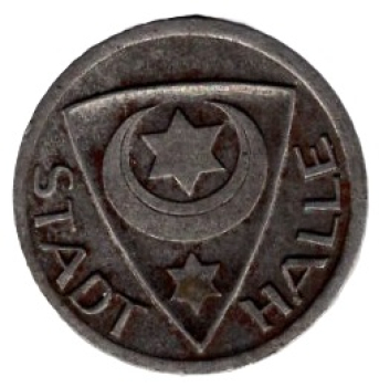 Halle (Saale) 10 Pfennig emergency money 1920 emergency coin