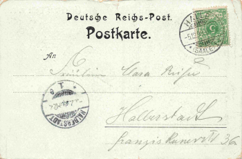 Halle Saale Cafe Monopl o 1899