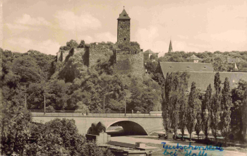 Halle Saale Giebichenstein o 1958