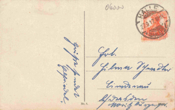 Halle Saale Leipziger und Poststrasse o 1917