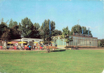 Halle Saale Gaststätte Saaleaue o 1981