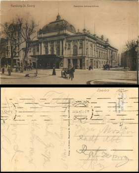 Hamburg St. Georg Deutsches Schauspielhaus o 14.12.1917