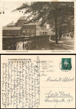 Hamburg University Edmund Siemers-Allee o 6.12.30