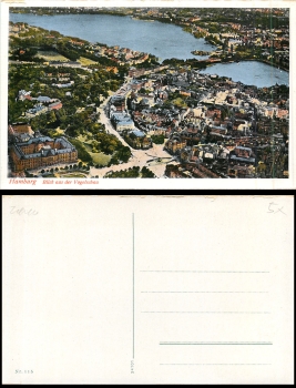 Hamburg from a bird's eye view * ca. 1925