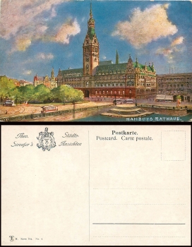 Hamburg, Rathaus Theo Stroefers *ca.1920