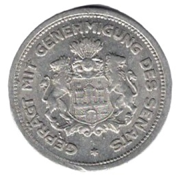 Hamburgische Bank von 1923 AG 1/100 Clearing Stamp