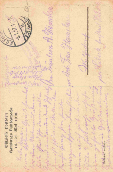 Hamburgs Dankeswoche Rotes Kreuz Mai 1916 o 8.1.1917