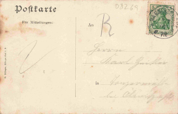 08286 Hammerbrücke Vogtland Weidlich's Gasthof Alte Postkarte o 1907