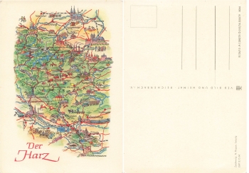 Alfred Hoppe 8066 The Harz Artist Card 1974