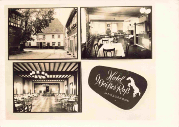 Harzgerode Hotel Weißes Roß * 1962