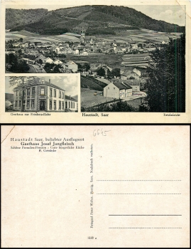 Haustadt Saar Restaurant Friedens Eiche *ca. 1930