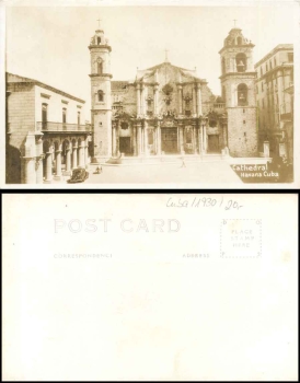 Havana Cuba Cathedral *ca. 1930
