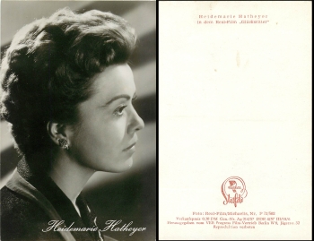 Heidemarie Hatheyer Progress Starfoto Nr. P 72/502
