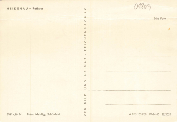 01809 Heidenau Sachsen Rathaus * 1968