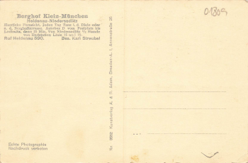 01809 Heidenau Sachsen Berghof Klein-Muenchen * um 1930