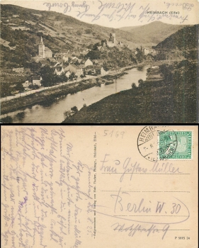 Heimbach Eifel o 2.8.1925