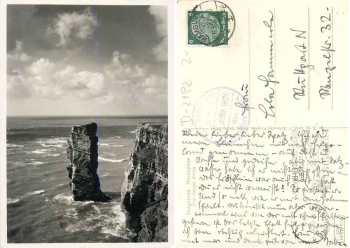 Heligoland board stamp steamer "Cobra" o 10.6.1936