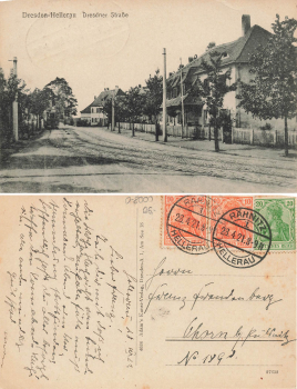 Hellerau Dresden Dresdner Strasse o 1921