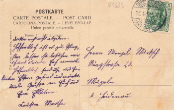 01833 Helmsdorf Stolpen Pension Emma verw. Hofmann o 1912